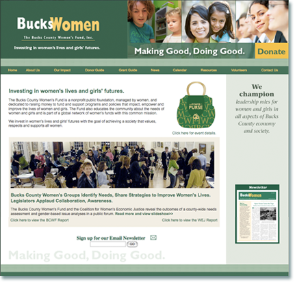 Bucks County Women's Fund, www.bcwf.org