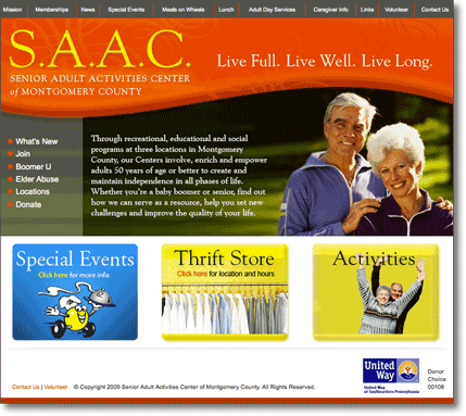 Senior Adult Activities Center of Montgomery County, www,montcosaac.com