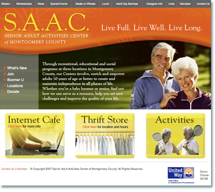 Senior Adult Activities Center of Montgomery County, www,montcosaac.com