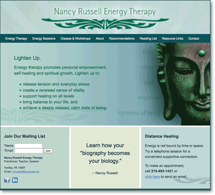 Nancy Russell Energy Therapy, www.thelightnessofbeing.com