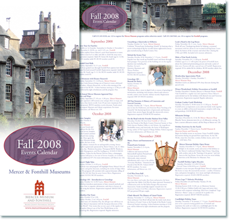 Mercer Museum Fall Events Calendar